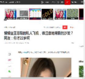 懒懒坐王思聪的私人飞机，谁注意她背后的沙发？网友：你才22岁啊|慎婕|头等舱_网易订阅